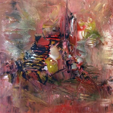 Peinture intitulée "Midtown" par Muriel Cayet, Œuvre d'art originale, Huile