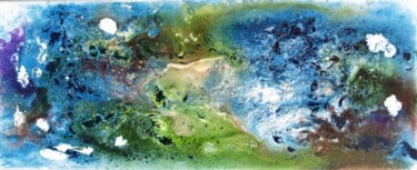 Peinture intitulée "Edelweiss" par Muriel Cayet, Œuvre d'art originale
