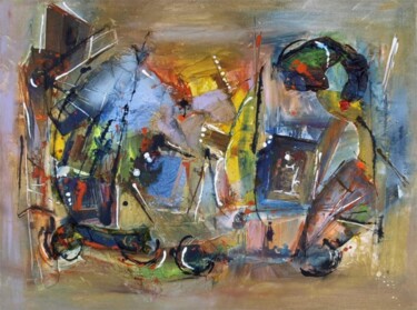 Peinture intitulée "Speed sail - Collec…" par Muriel Cayet, Œuvre d'art originale