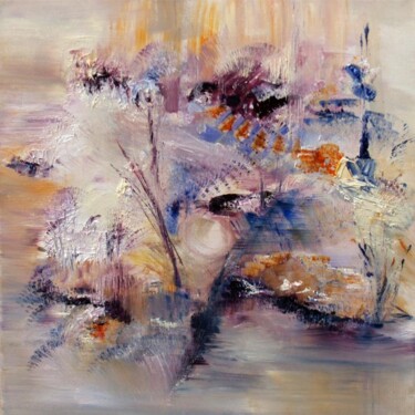 Peinture intitulée "Fleurs des champs 2…" par Muriel Cayet, Œuvre d'art originale, Huile