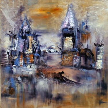 Painting titled "Jusqu'à l'océan - C…" by Muriel Cayet, Original Artwork