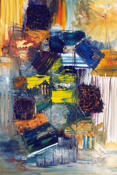 Painting titled "Nassau" by Muriel Cayet, Original Artwork