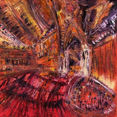 Painting titled "La répétition" by Muriel Cayet, Original Artwork