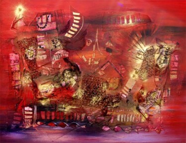 Картина под названием "Mythologies - Donat…" - Muriel Cayet, Подлинное произведение искусства
