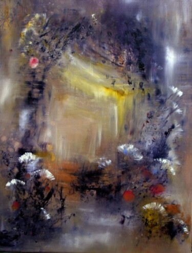 Peinture intitulée "Pergola du soir - C…" par Muriel Cayet, Œuvre d'art originale