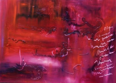 Malerei mit dem Titel "Une polonaise" von Muriel Cayet, Original-Kunstwerk, Öl
