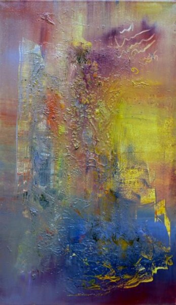 Painting titled "Aigion - Etude" by Muriel Cayet, Original Artwork