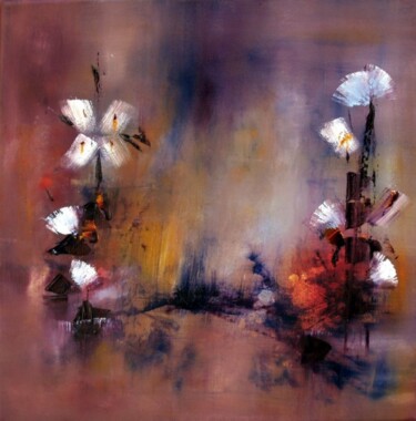 Painting titled "Sonate" by Muriel Cayet, Original Artwork