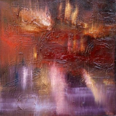 Pittura intitolato "La colorada" da Muriel Cayet, Opera d'arte originale, Olio