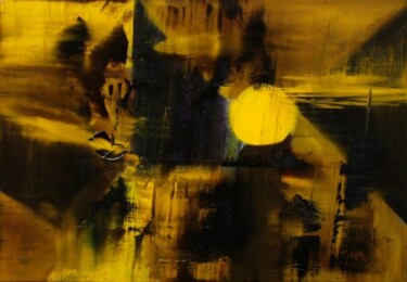 Painting titled "Le crépuscule des t…" by Muriel Cayet, Original Artwork