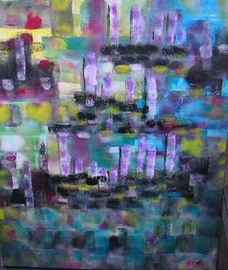 Painting titled "Venise - Collection…" by Muriel Cayet, Original Artwork
