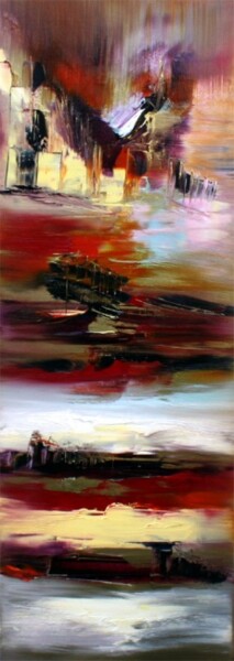 Painting titled "Zoom arrière" by Muriel Cayet, Original Artwork