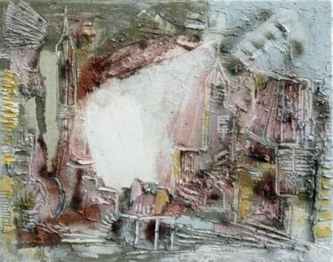 Peinture intitulée "Doux comme un chez…" par Muriel Cayet, Œuvre d'art originale, Acrylique