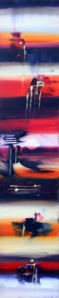 Peinture intitulée "Big Sur II" par Muriel Cayet, Œuvre d'art originale, Huile
