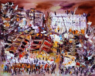 Painting titled "Le trianon de Buda" by Muriel Cayet, Original Artwork