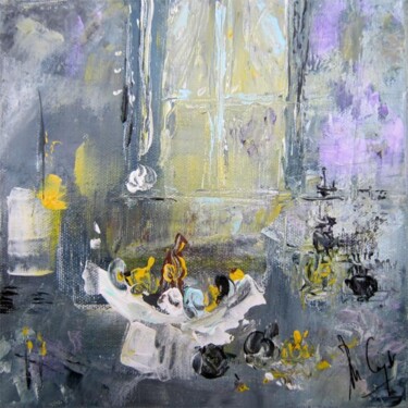 Peinture intitulée "Chez Adèle" par Muriel Cayet, Œuvre d'art originale