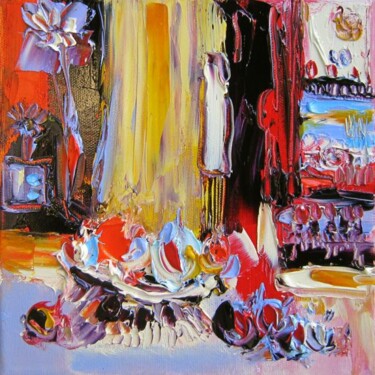 Peinture intitulée "L'héraultaise" par Muriel Cayet, Œuvre d'art originale