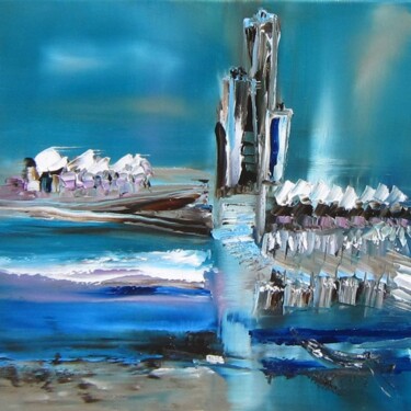 绘画 标题为“Irish coasts” 由Muriel Cayet, 原创艺术品, 油