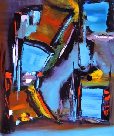 Malerei mit dem Titel "Concerti" von Muriel Cayet, Original-Kunstwerk, Öl
