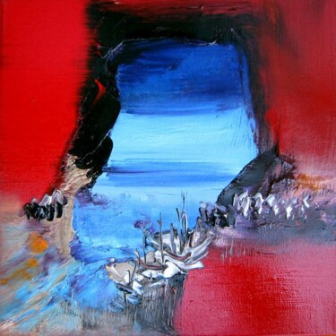 Peinture intitulée "Fenêtre IV 2010" par Muriel Cayet, Œuvre d'art originale, Huile