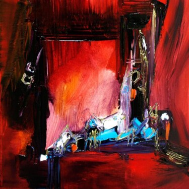 Peinture intitulée "La porte d'Aix - Co…" par Muriel Cayet, Œuvre d'art originale