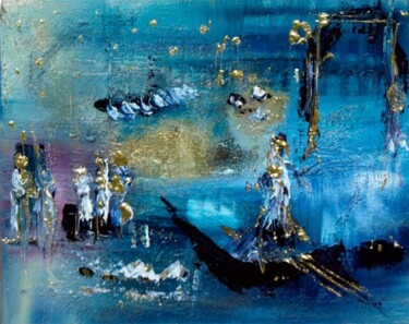 Peinture intitulée "Concert au palais -…" par Muriel Cayet, Œuvre d'art originale