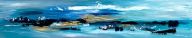 Картина под названием "Océan turquoise II" - Muriel Cayet, Подлинное произведение искусства