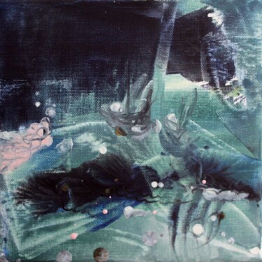 Pintura intitulada "Rapa Nui" por Muriel Cayet, Obras de arte originais, encáustico