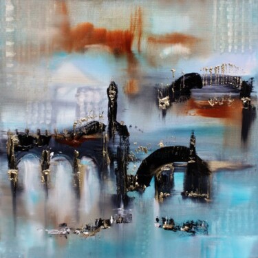 "Havre serein" başlıklı Tablo Muriel Cayet tarafından, Orijinal sanat, Petrol