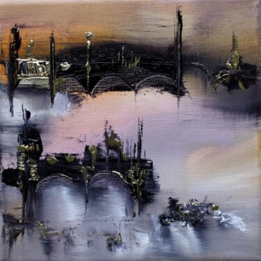 Painting titled "Ponts de la Cité" by Muriel Cayet, Original Artwork