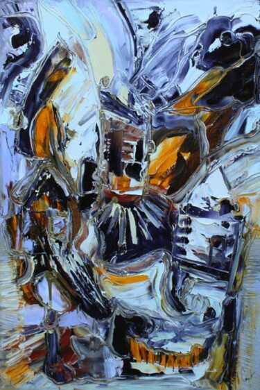 Peinture intitulée "Le chalet andalou" par Muriel Cayet, Œuvre d'art originale
