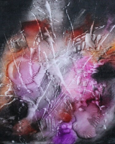 Peinture intitulée "Brain connection" par Muriel Cayet, Œuvre d'art originale, Huile