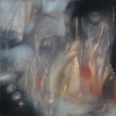Painting titled "Les novices" by Muriel Cayet, Original Artwork