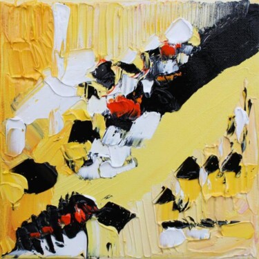 Peinture intitulée "Alpilles" par Muriel Cayet, Œuvre d'art originale, Huile