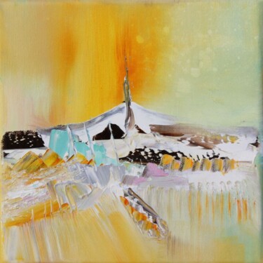 Peinture intitulée "Gulf stream" par Muriel Cayet, Œuvre d'art originale, Huile