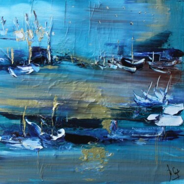 Painting titled "Concarneau" by Muriel Cayet, Original Artwork