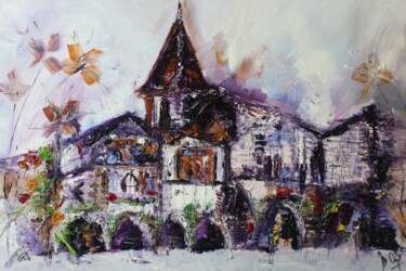 Painting titled "La bastide II" by Muriel Cayet, Original Artwork