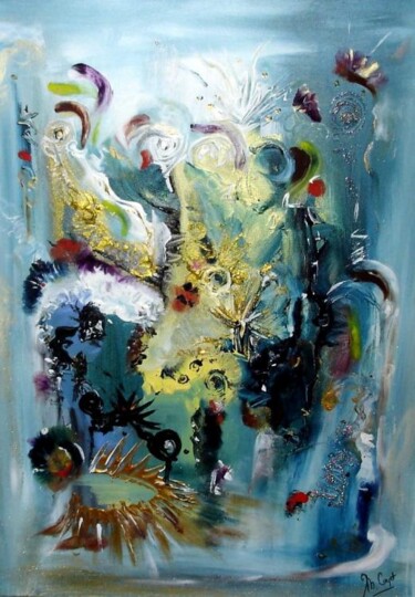 Peinture intitulée "Florilège pm" par Muriel Cayet, Œuvre d'art originale