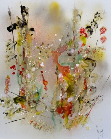 Painting titled "Salix alba" by Muriel Cayet, Original Artwork