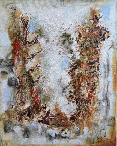 Pittura intitolato "Jasper forest" da Muriel Cayet, Opera d'arte originale, Acrilico