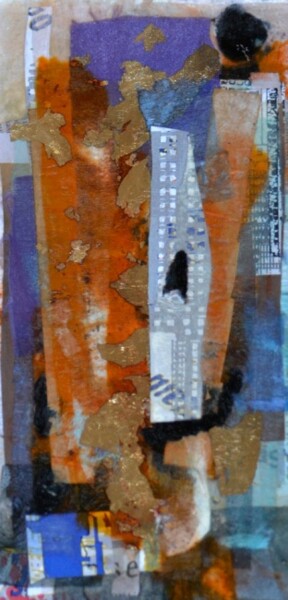 Peinture intitulée "La Tour d'Ivoire" par Muriel Cayet, Œuvre d'art originale