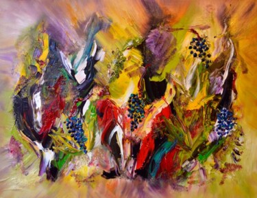 Painting titled "Terroir" by Muriel Cayet, Original Artwork