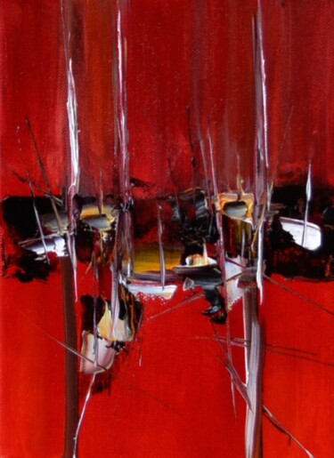 绘画 标题为“Speed boats” 由Muriel Cayet, 原创艺术品, 油