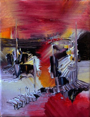 Painting titled "Santa Eulalia" by Muriel Cayet, Original Artwork