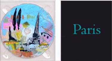 Peinture intitulée "Paris" par Muriel Cayet, Œuvre d'art originale