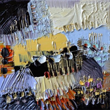 Malerei mit dem Titel "Gênes" von Muriel Cayet, Original-Kunstwerk, Öl