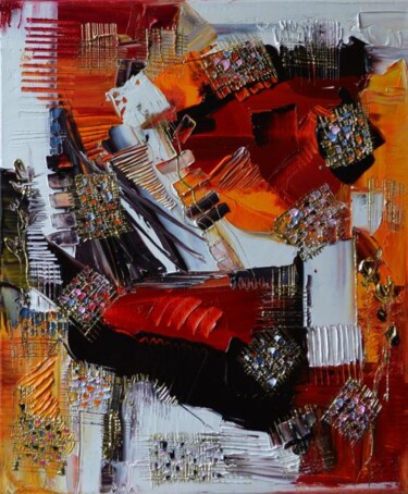 "Piano jazz" başlıklı Tablo Muriel Cayet tarafından, Orijinal sanat, Petrol