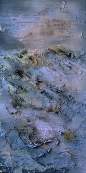 Peinture intitulée "Souffle de granit" par Muriel Cayet, Œuvre d'art originale