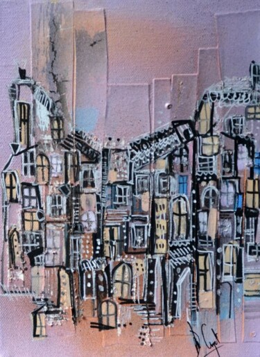 Painting titled "Sarlat" by Muriel Cayet, Original Artwork