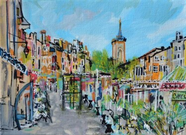Painting titled "Sud Aix" by Muriel Cayet, Original Artwork, Acrylic